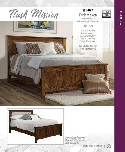 Flush Mission Bed