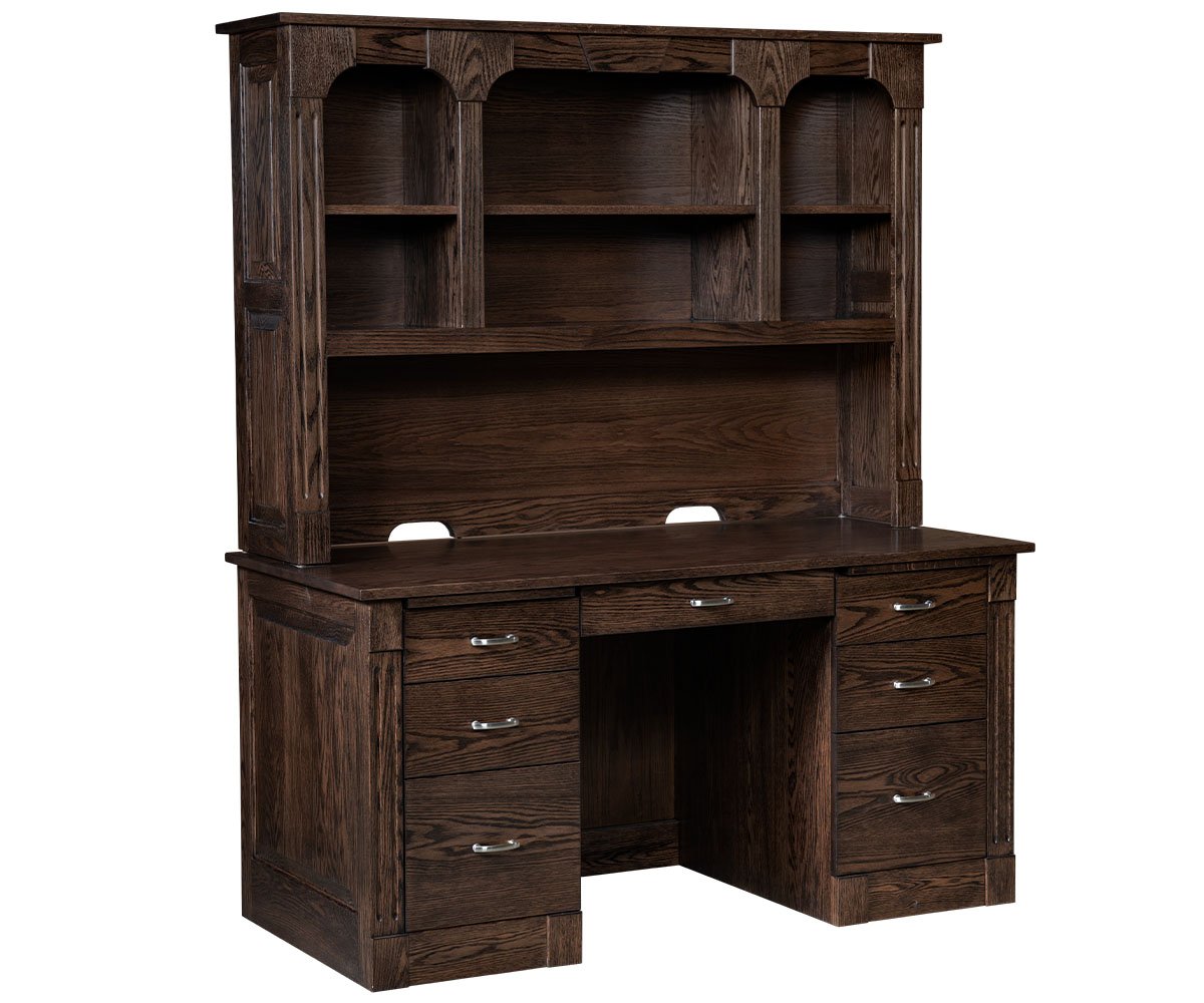 Northport Desk with Optional Hutch