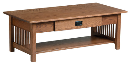 Mission Coffee Table w/ Drawer