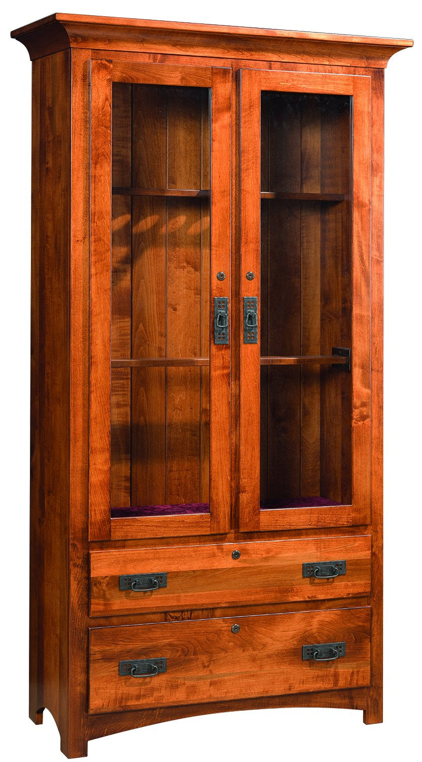 10 Gun Mission Cabinet (Pictured with Optional Shiplap Back)