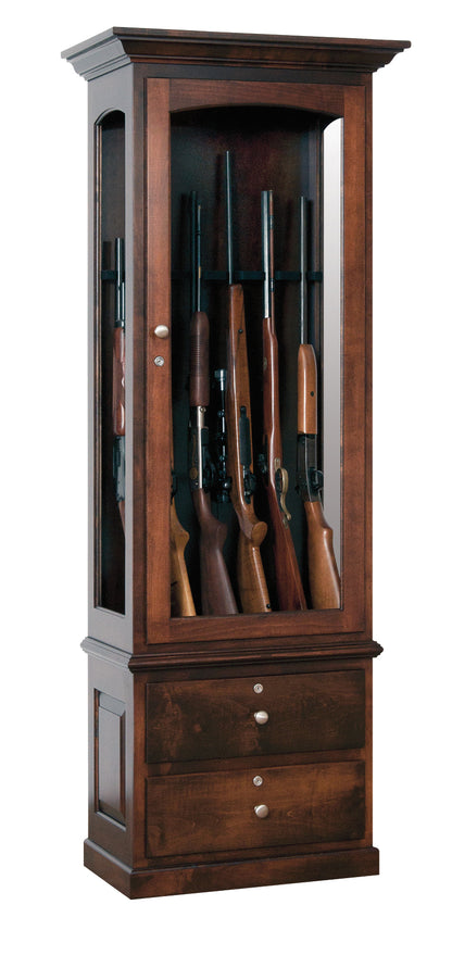 6 Gun Cabinet with Drawers