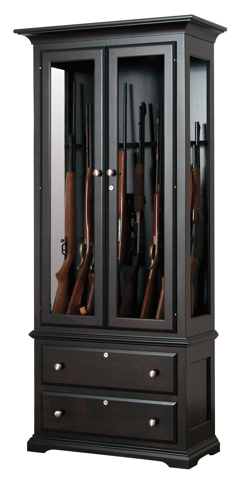 8 Gun Cabinet with Drawers