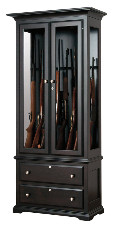 8 Gun Cabinet with Drawers