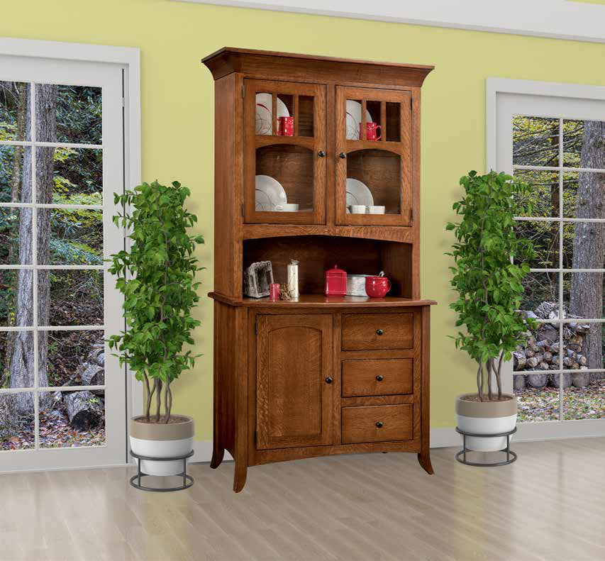 Belamar Buffet with Optional Hutch Top