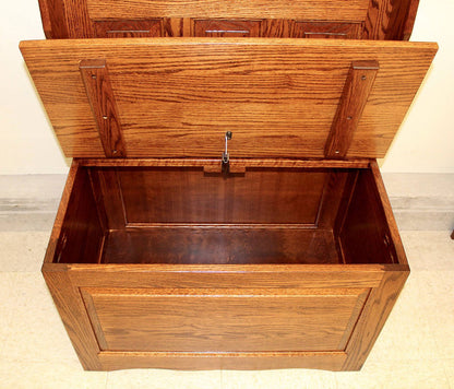 Raised Panel Hall Seat with 3 Panels