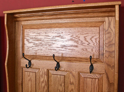 Raised Panel Hall Seat with 3 Panels