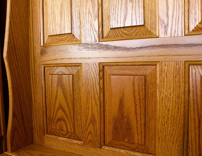 Raised Panel Hall Seat with 3 Panels