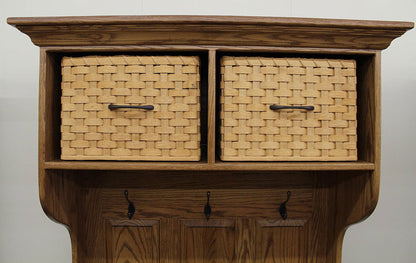 36″ Basket Top Hall Seat