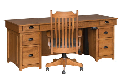 Lancaster Mission Executive Lift Desk - 75" W