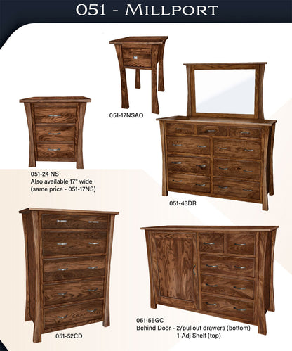 Millport 5 Drawer Chest of Drawers – 37"W