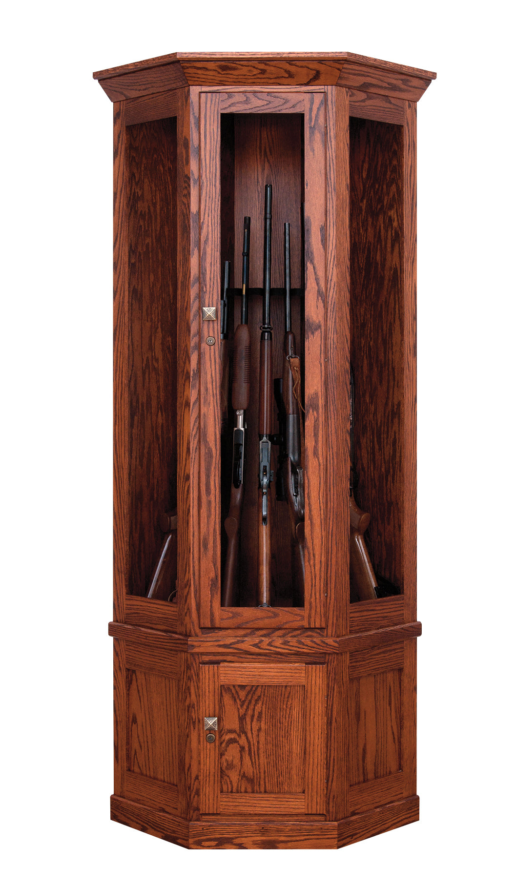 Small Corner Gun Cabinet