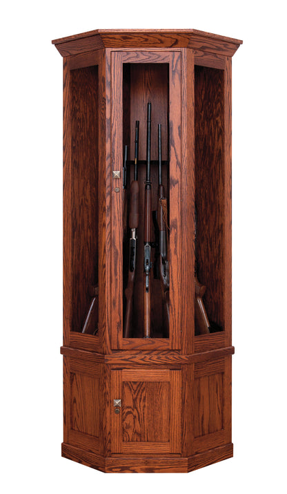 Small Corner Gun Cabinet