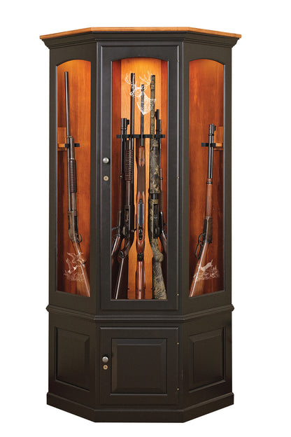 Corner Gun Cabinet