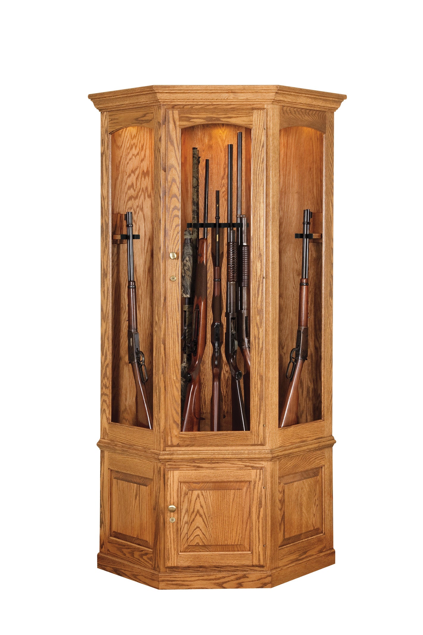 Corner Gun Cabinet