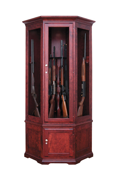 Corner Gun Cabinet