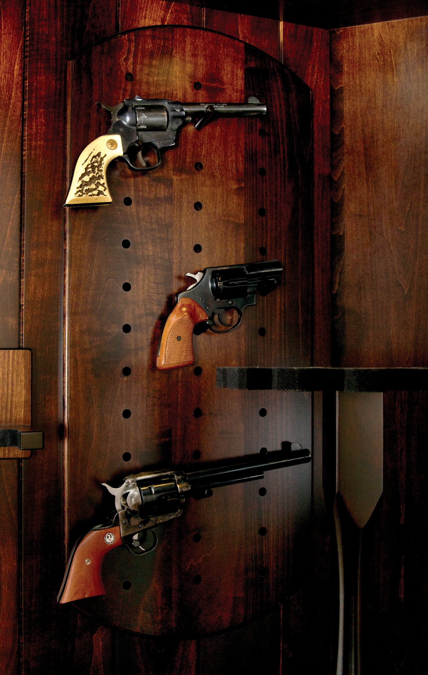 Corner Gun Cabinet