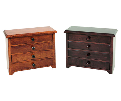 4 Drawer Shaker Jewelry Chest
