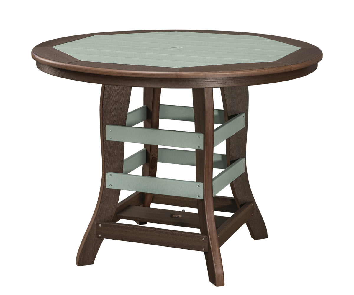 Poly 48" Round Counter Table w/Border