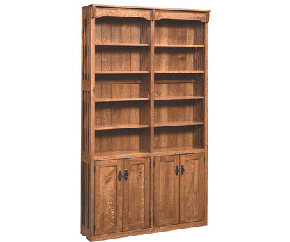 48" Spindle Bookcase with Doors