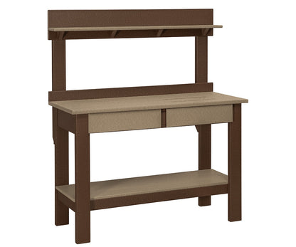 Poly 4' Potting Bench w/Drawers