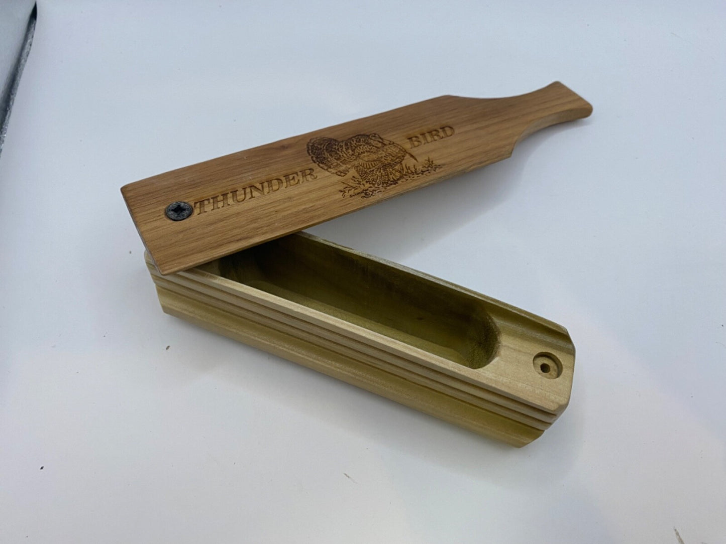 Wooden Amish Crafted Limited "Thunder Bird Turkey Box Call - 2024, New!