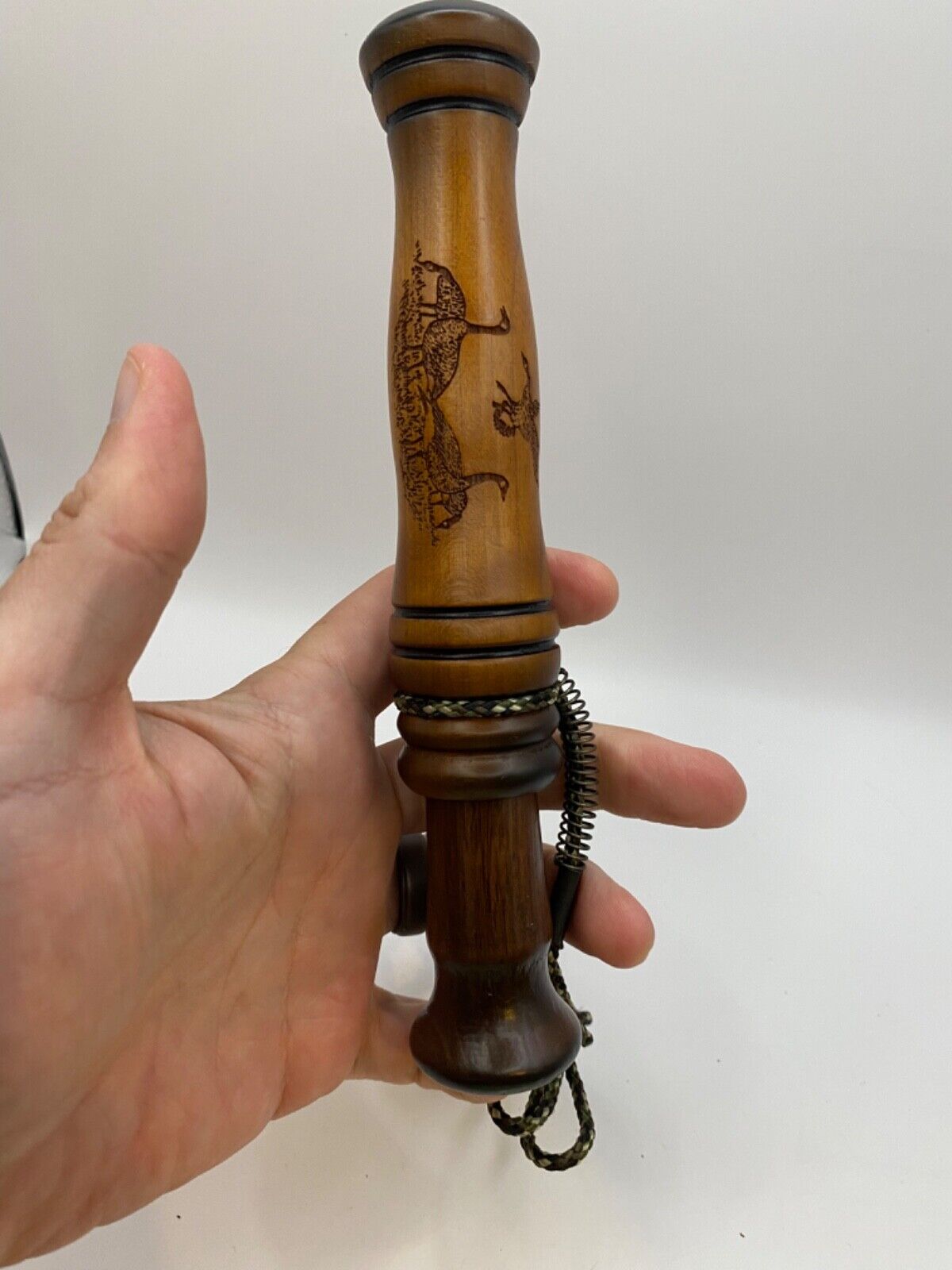 Genuinely Amish Crafted Goose Call with Lanyard - Honker