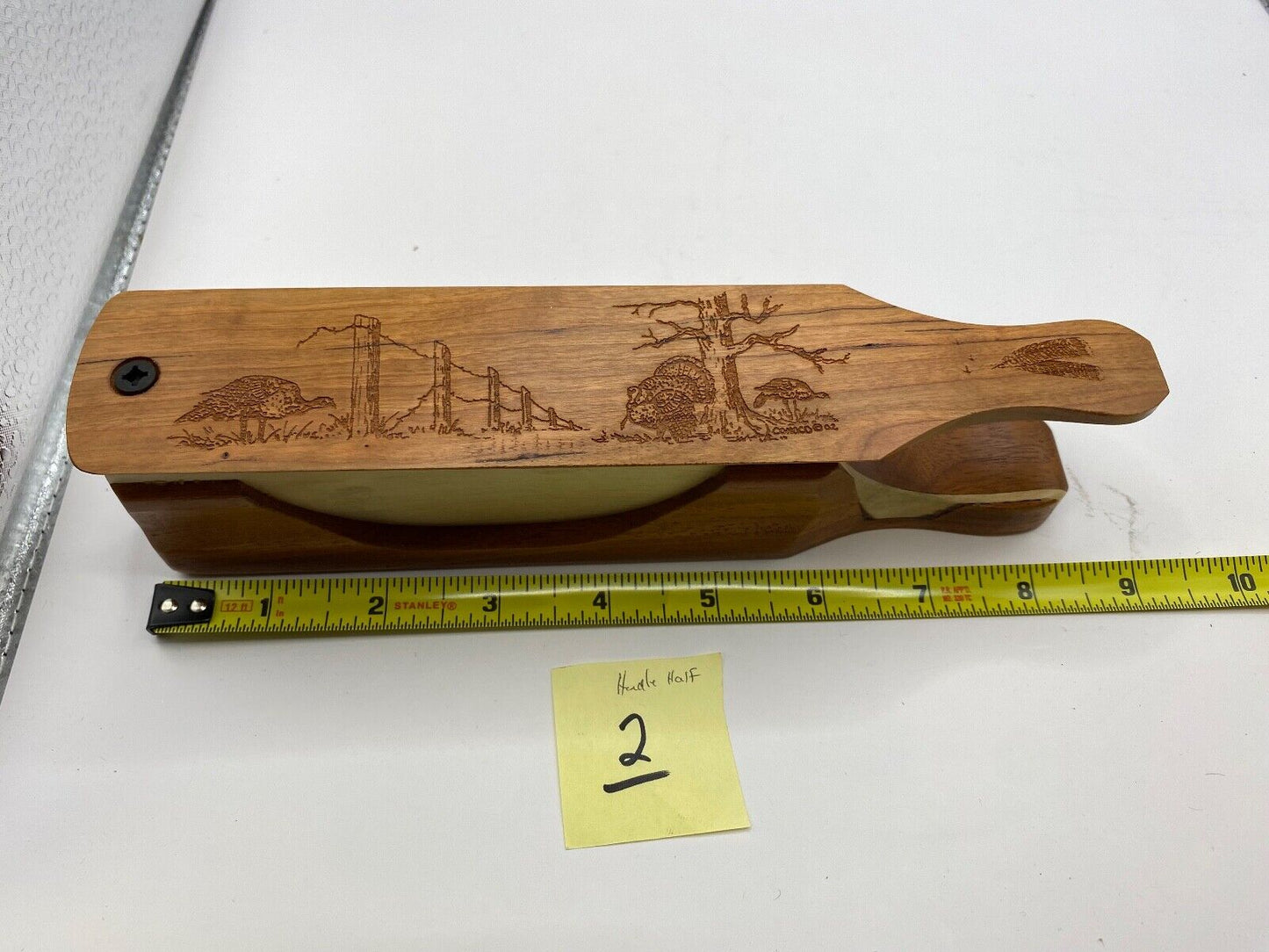 Genuinely Amish Crafted "Handle Half Moon" Turkey Box Call