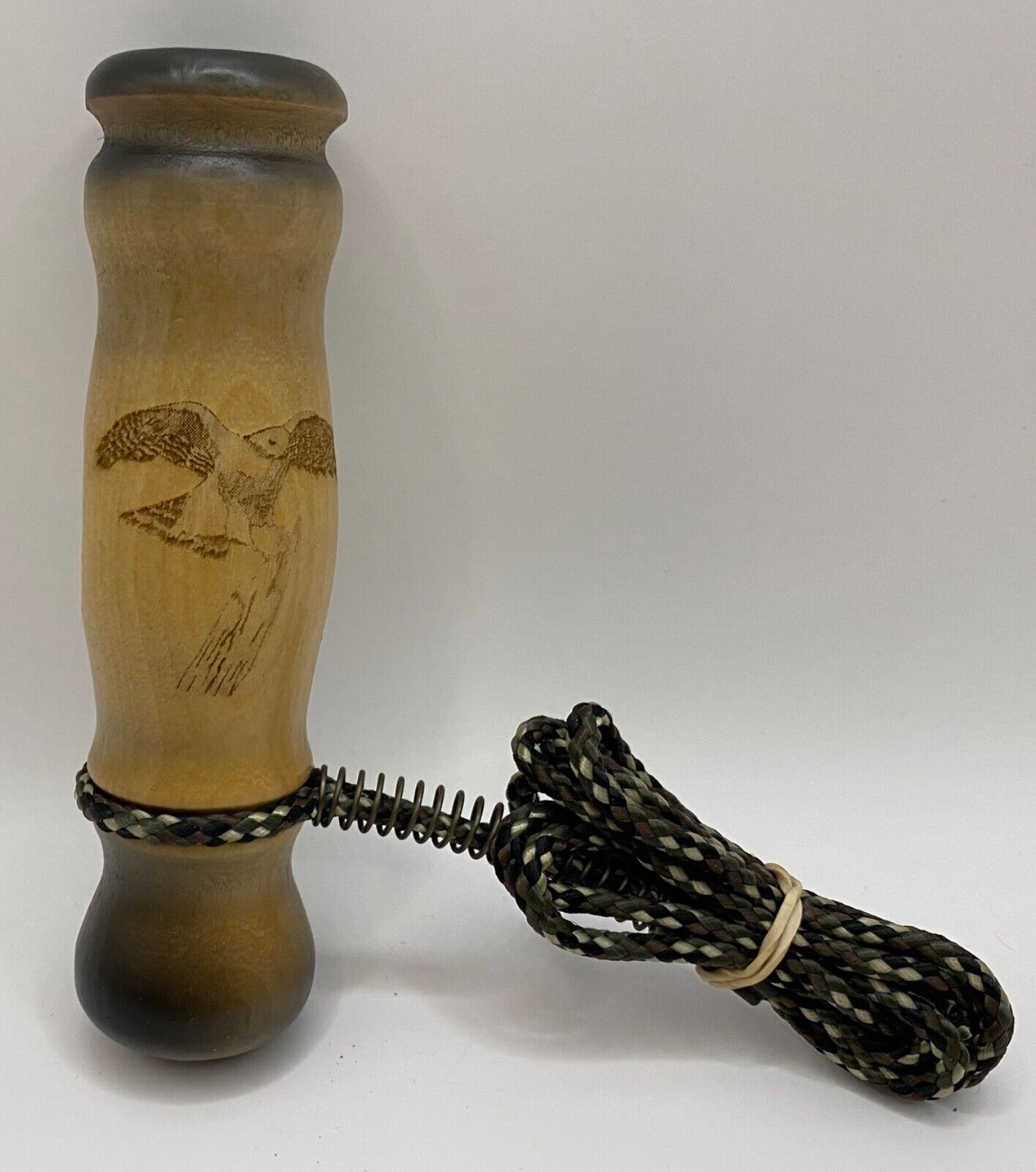 Genuinely Amish Crafted Wooden Hawk Call with Lanyard