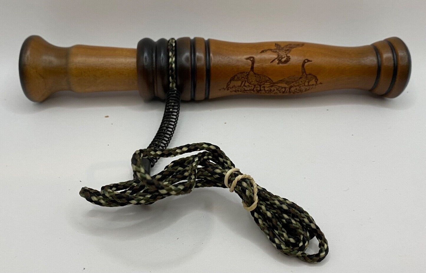 Genuinely Amish Crafted Goose Call with Lanyard - Honker
