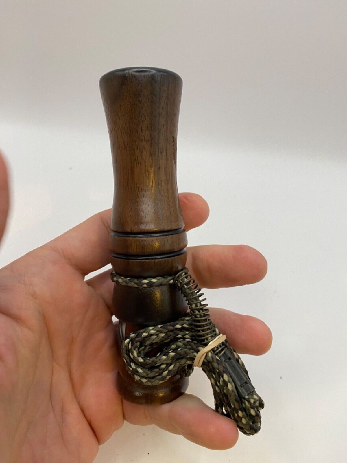 Genuinely Amish Crafted Duck Call with Lanyard - Wooden