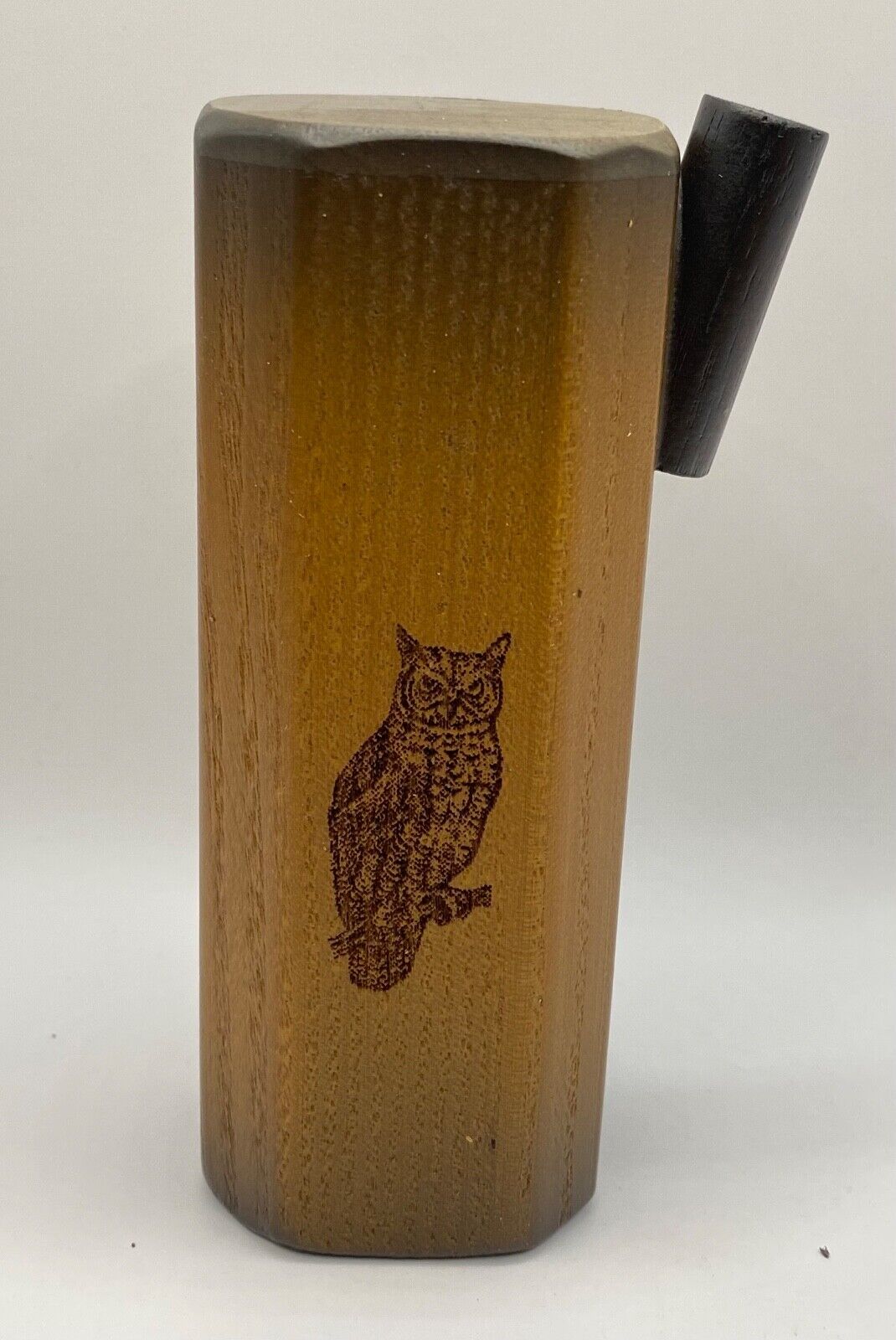 Genuinely Amish Crafted Owl Hooter / Owl Call - Wooden - Turkey Locator Call !