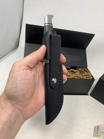 Buck USA 102 Woodsman PRO with Sheath, Single Blade, Micarta Handle, S35VN New
