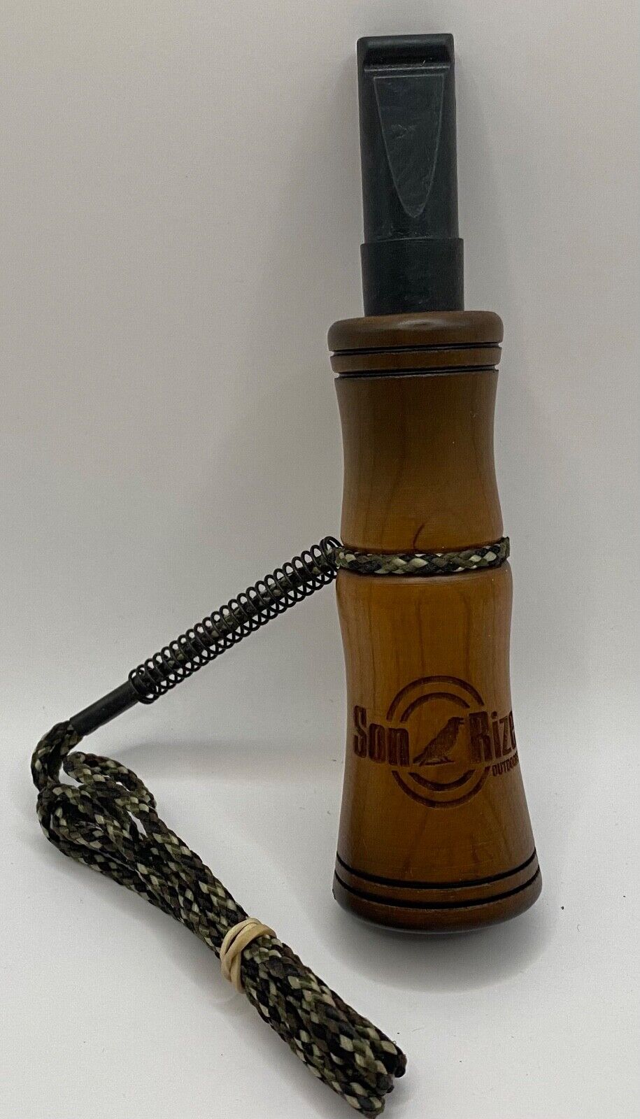 Wooden Amish Crafted Son Rize Crow Call - Big, Full Sound