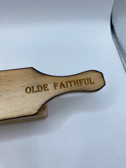Genuinely Amish Crafted "Old Faithful" Turkey Box Call - New, Unused! Wooden!