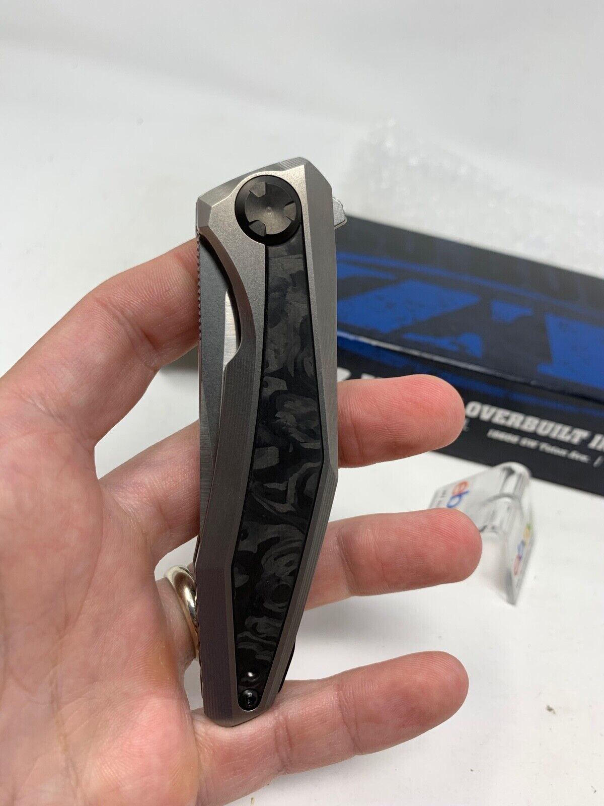 Zero Tolerance ZT 0470 Sinkevich Carbon Fiber Framelock Knife, USA, New In Box!