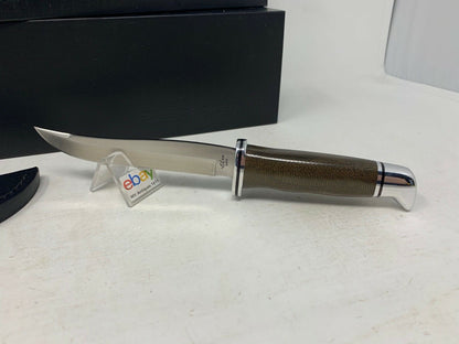 Buck USA 105 Pathfinder PRO with Sheath, Single Blade, Micarta Handle, S35VN New