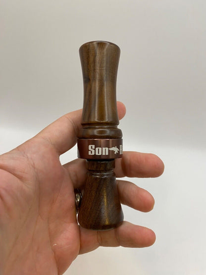 Wooden Amish Crafted Son Rize Duck Call - Big, Full Sound