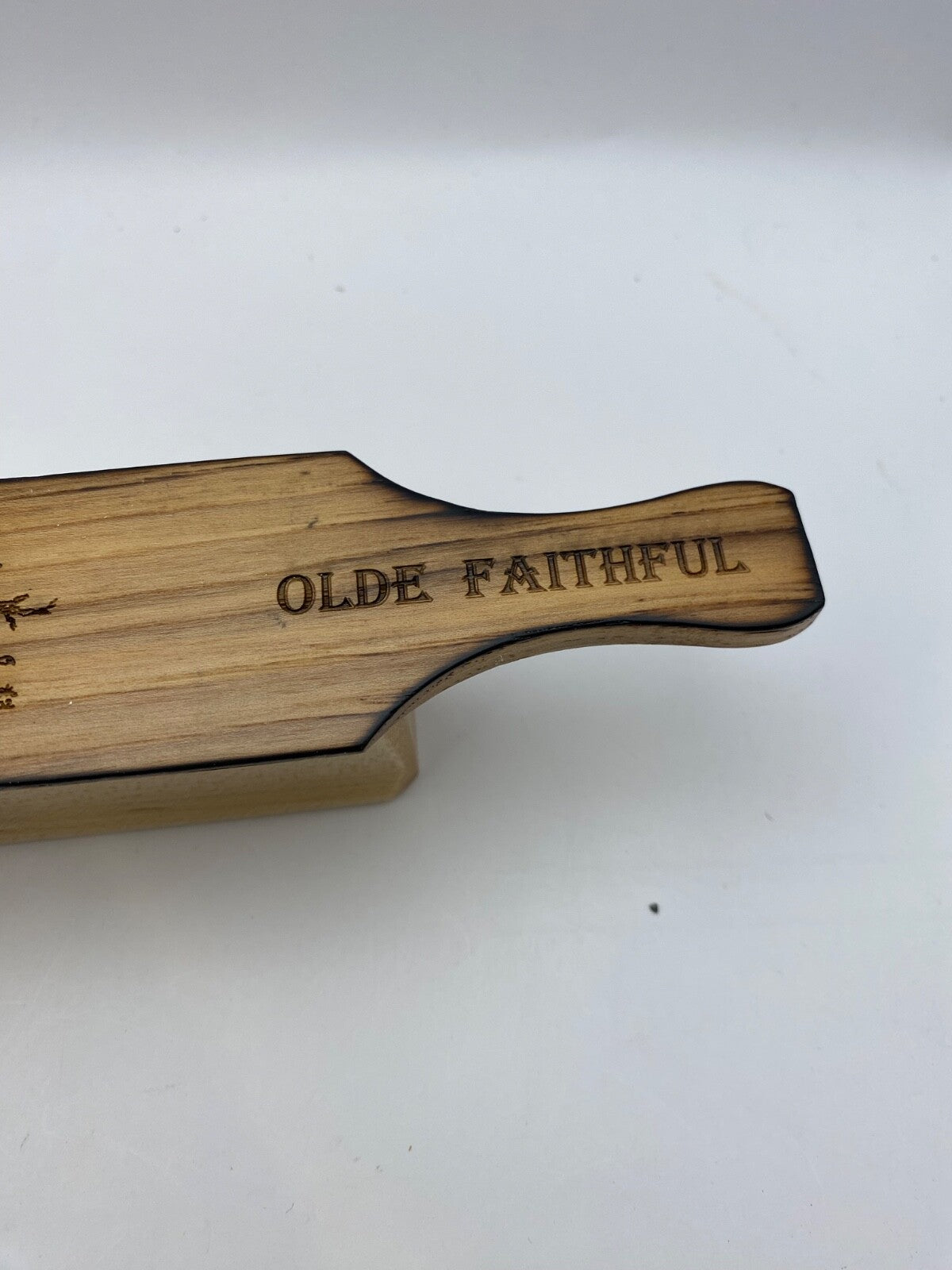 Genuinely Amish Crafted "Old Faithful" Turkey Box Call - New, Unused! Wooden!
