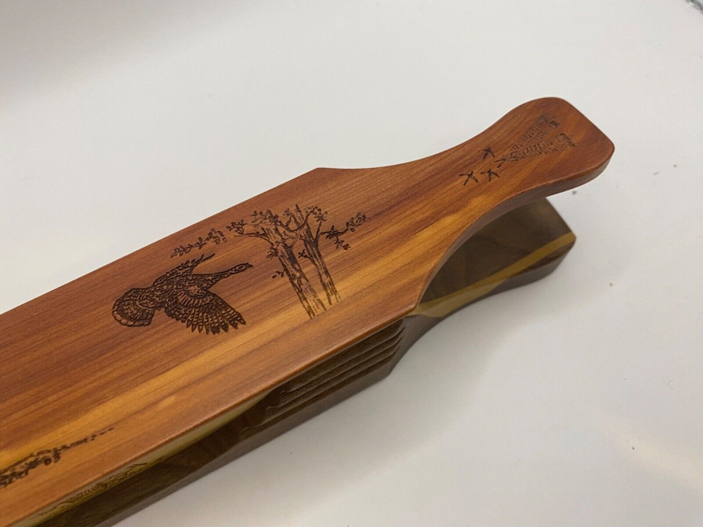 Genuinely Amish Crafted "Handle Half Moon" Turkey Box Call