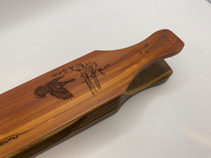 Genuinely Amish Crafted "Handle Half Moon" Turkey Box Call