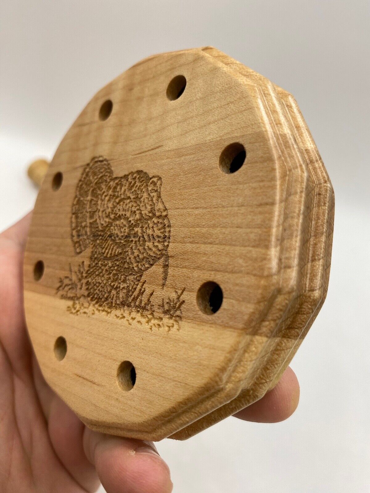 Genuinely Amish Crafted Turkey Friction Call with Striker