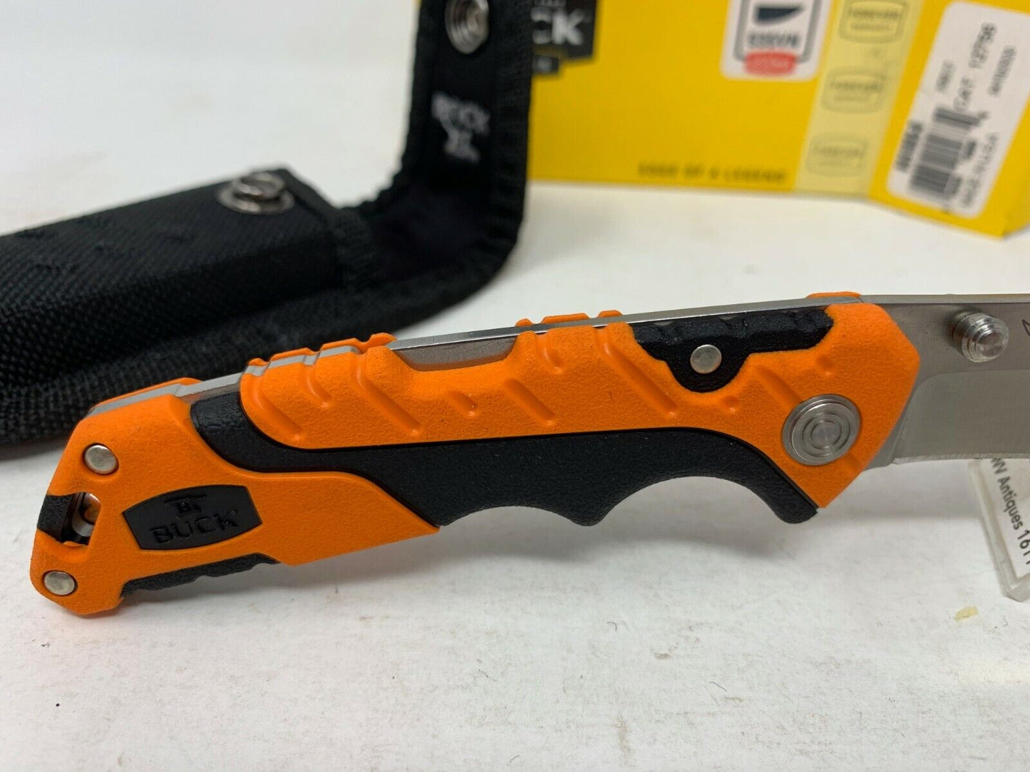 Buck USA 661 Small Pursuit PRO Folding Hunting Knife with Sheath - New In Box!