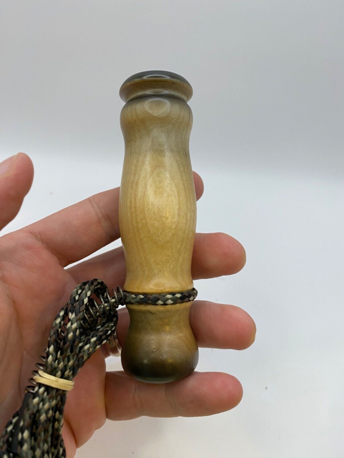 Genuinely Amish Crafted Wooden Hawk Call with Lanyard