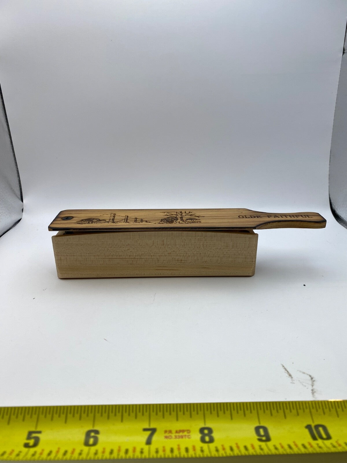 Genuinely Amish Crafted "Old Faithful" Turkey Box Call - New, Unused! Wooden!