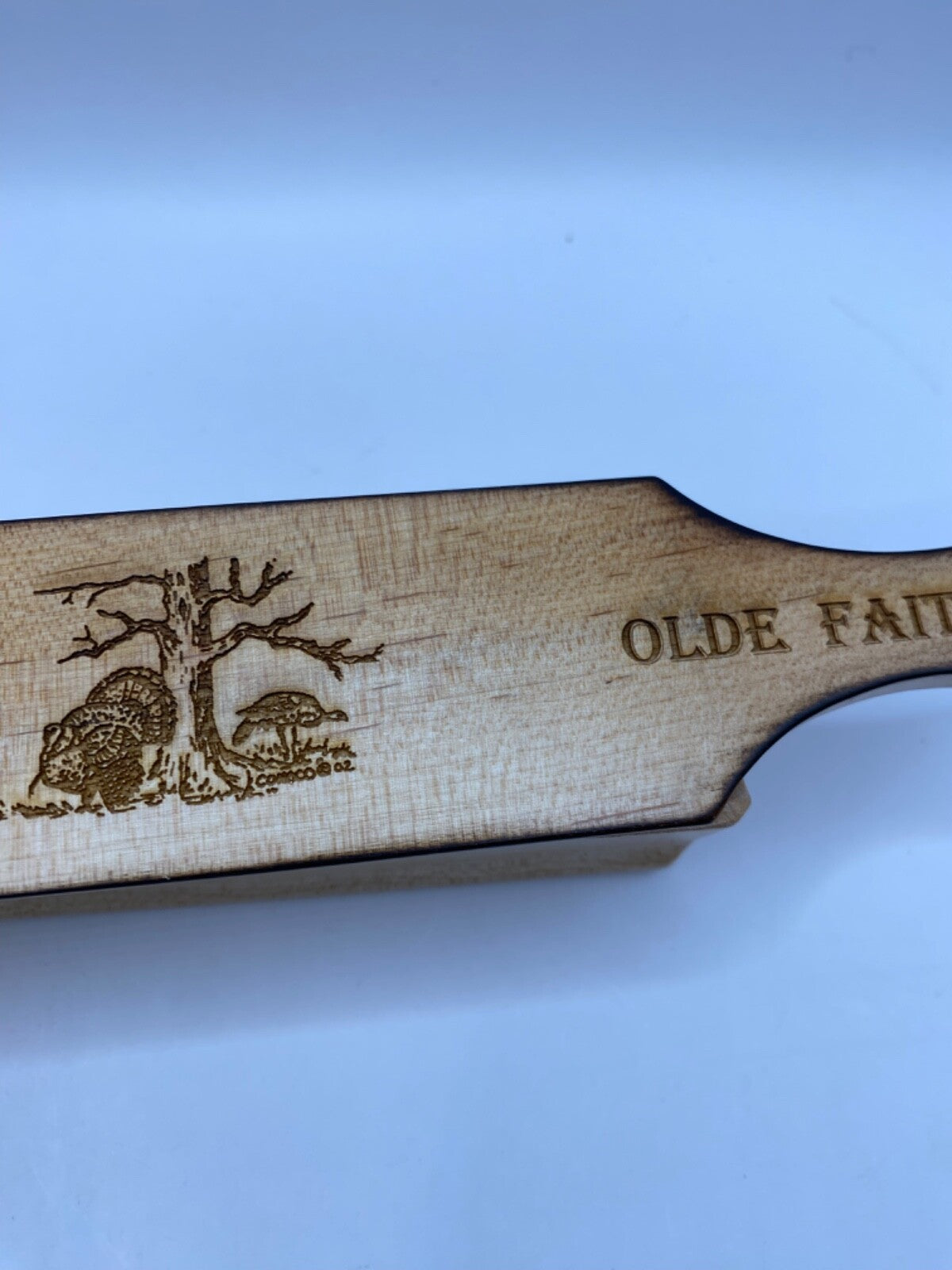 Genuinely Amish Crafted "Old Faithful" Turkey Box Call - New, Unused! Wooden!