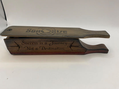 Wooden Amish Crafted Custom Engraved "Son Rize" Turkey Box Call - 2024
