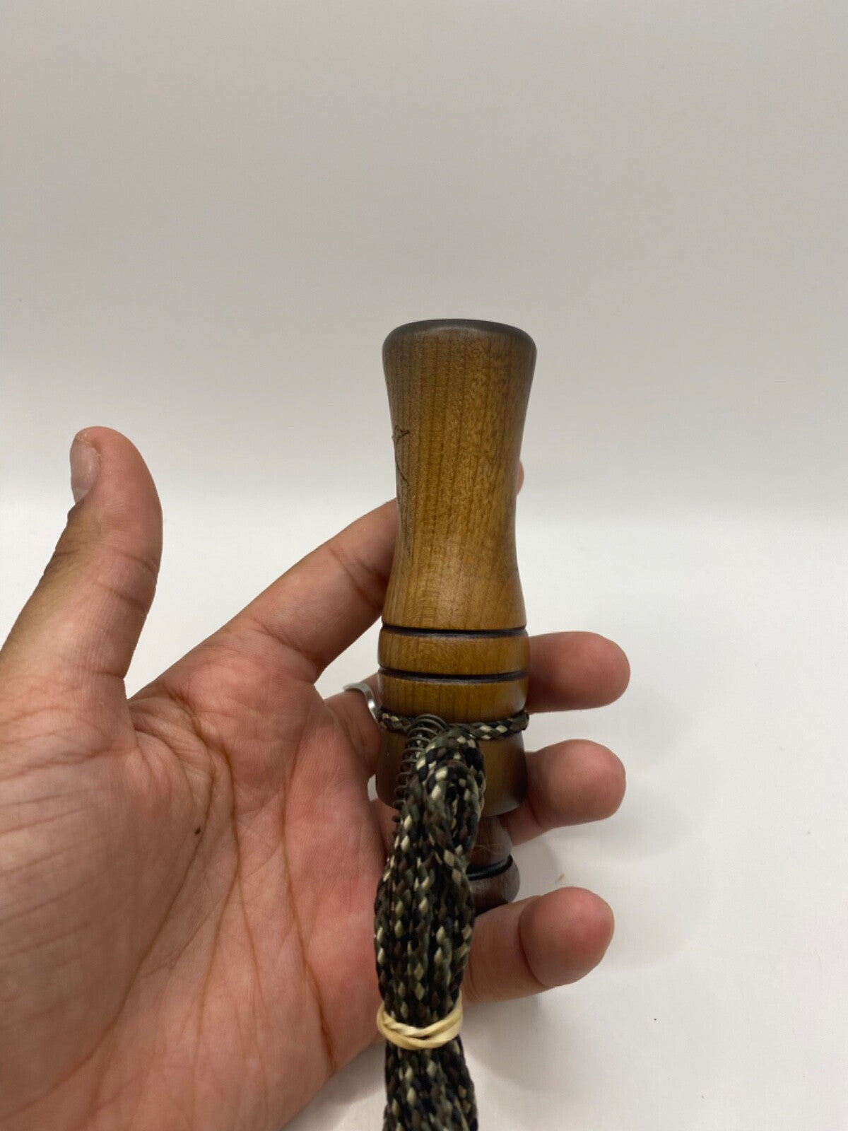 Genuinely Amish Crafted Duck Call with Lanyard - Wooden - New, Unused!