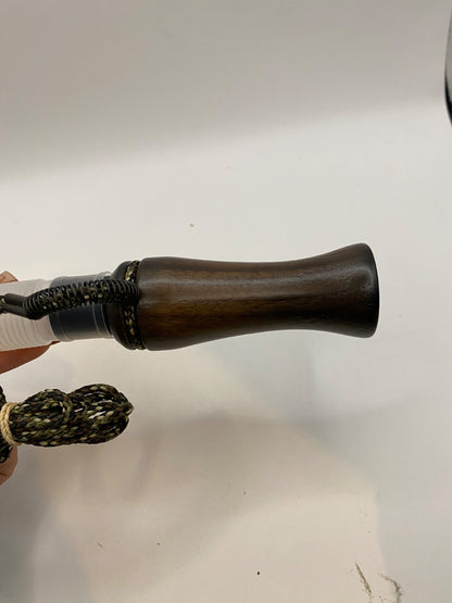 Genuinely Amish Crafted Wooden Coyote Howler Call with Lanyard - New, Unused!