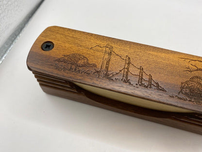 Genuinely Amish Crafted "Handle Half Moon" Turkey Box Call