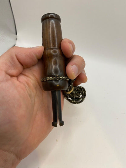 Genuinely Amish Crafted Female Elk Cow Call with Lanyard